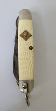 Vintage Cub Scouts Pocket Knife Multi-Tool Camillus New York USA Ivory Color picture