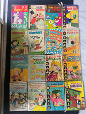 Harvey Gold Key Comics Mixed Lot Disney Richie Rich Dennis The Menace Vintage picture