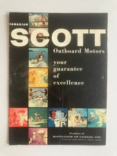 1959 CANADIAN SCOTT OUTBOARD MOTORS BROCHURE MCCULLOCH BOATS 40 HP ENGINES picture