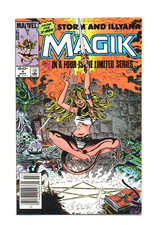 ILLYANA AND STORM MAGIK #4 NM UNREAD KEY 1984 1st DARKCHYLDE NEWSSTAND VARIANT picture