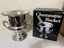 Vintage Leonard Gadroon Silver Plated Trophy Champagne Ice Bucket No. 534 W/Box picture