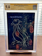 Matrix Comic Book Preview CGC SS 9.6 Sienkiewicz & Darrow 2x SIGNED + REMARKED picture