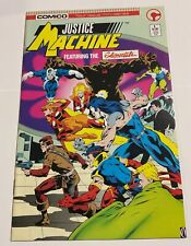 Vintage Justice Machine Featuring The Elementals #1 NM Comico 1986 HIGH GRADE picture