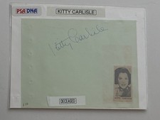 Kitty Carlisle Signed Autograph Album Page PSA/DNA COA To Tell the Truth picture