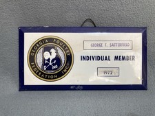 Vtg RARE Georgia Poultry Federation GPF Sign Plaque Wall Hang 10