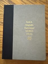 Funk & Wagnalls Hammond World Atlas (1985, Hardcover) Good  picture