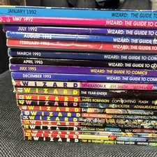 Vintage Wizard Magazine Lot25 Issues 1992-1997 Venom Spawn X Men Wolverine Super picture