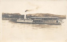 J25/ Foreign Postcard c1910 Durnstein Vienna Germany Steamer Ship 