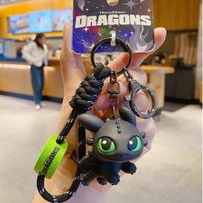 Authentic Dragon Taming Master Flying Toothless Boy Keychain New Bag Pendant picture