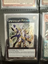Yugioh Constellar Pleiades Platinum Secret Rare Card RA04-EN164  MISPRINT picture