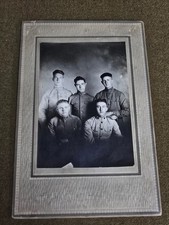 WWI US Army Portrait of 5 Soldiers Possibly Brothers. picture