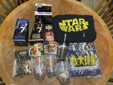 Huge Star Wars Collector Lot - Vintage BK Glasses VHS Sets Shirts Mugs More Lot picture