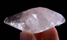 26g Natural Pink Fluorescent Bicuspid Calcite Mineral Specimen / Hubei  China picture