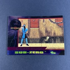 Mortal Kombat II Dead Pool Sub-Zero DP12 Vintage Classic 1994 Holo Chase Card picture