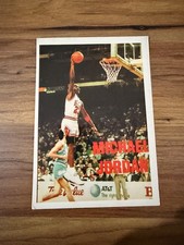 Michael Jordan Vintage Postcard Chicago Bulls #23 NBA Turkey Rare Unused picture