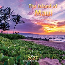2027 Wall calendar with photography of The Island of Maui, Hawaii 12 x12 inches picture