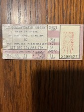 Vintage 1987 U2 Sun Devil Stadium Ticket Stub Rattle And Hum Film Waiver Joshua picture