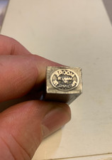 Queen Moore Maker Knife Steel Stamp Die From Titusville Pa Factory Closing picture