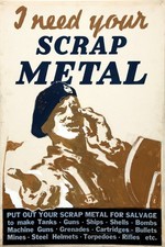 🗞️ I Need Your Scrap Metal (1940s) Poster - 24x36” - Premium Matte Paper picture