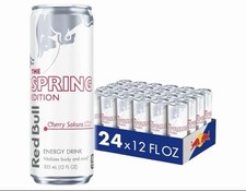 Red Bull Spring Edition Energy Drink, Cherry Sakura, 24 Cans, 12 Fl Oz picture