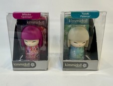 Kimmidoll Lot 2 Mini Dolls: Mitsuko Pink Optimism & Yuzuki Teal Patience: NEW picture