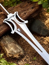 He-Man Power Sword, Handmade High Carbon Steel, High Polish, Leather Sheath picture
