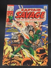 Captain Savage And His Battlefield Raiders (1968) #13 Don Heck Cover & Art FN+ picture