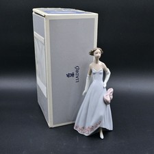 Lladro Glamour On The Runway Lady Figurine 6595 Elegant Woman Gown Retired  picture