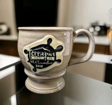 2018 Terrapin Mountain 50K Mug Deneen Pottery Trail Run Virginia Brown Drip USA picture