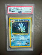 Pokémon 2000 Gym Challenge Giovanni's Gyarados Holo #5 PSA 7 picture
