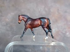 Artist Resin Model Horse NAN'd Micro Klara Bow Hunter Pony Bay 1:64 Kylee Parks picture