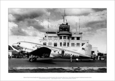 Qantas Last Domestic Flight A2 Art Print – 1948 Archerfield – 59 x 42 cm Poster picture