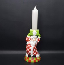Silvestri Santa Candle Holder Ceramic Christmas Figurine 7