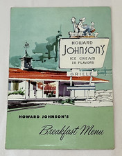 Vintage Menu Howard Johnson's Breakfast Menu picture