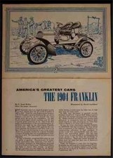 1904 Franklin vintage Graphic History Pictorial picture