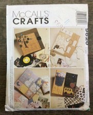 1998 McCALL’S CRAFTS Sewing Pattern #9620 “Memory Albums” pre-owned partial cut picture