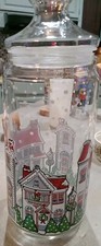 Vintage Dunkin Donuts Clear Glass 10.5