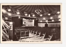 Round Room Mansion House Dublin Ireland Stage Piano Chairs Interior  Postcard picture