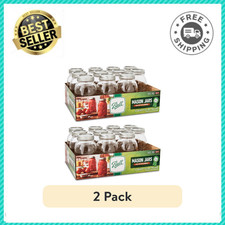 Ball Mason Jars Regular Mouth 32 oz Quart with Lids and Bands, 2 Pack (24 Jars) picture