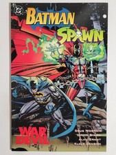 Batman/Spawn: War Devil #1 DC 1994 NM- 9.2 Signed & numbered by Klaus Janson COA picture