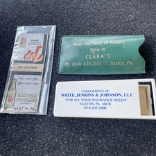 Antique 7-Up Likes You Matchbook (Empty Saxton PA Bottling Clara’s Advertising picture