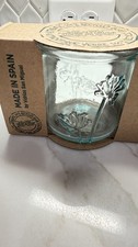 Vidrios San Miguel 100% Recycled Glass Wild Flower Tumbler Set Made In Spain picture