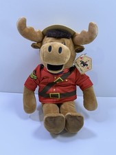 RCMP GRC Mountie Moose Plush 12” Royal Canadian Mounted Police Canada w/ Tags picture
