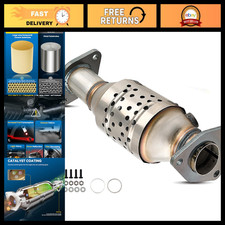PHILTOP High FLow Stainless Steel Catalytic Converter Kit W/Gasket Fit For Front picture