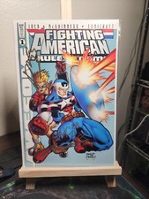 Fighting American 1 Rules Of The Game Signed Rob Liefeld Ed McGuinness Loeb COA. picture