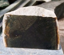 Natural Rough Nephrite Jade Stone – Raw Nephrite – Black Jade – 1,000 Grams picture