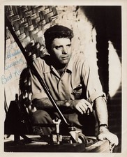Burt Lancaster Autograph Signed 8x10 Photo Vintage Hollywood Actor picture
