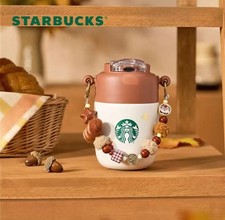 New 2025 China Starbucks Bear Dessert Story 12oz SS Tumbler With Chain picture