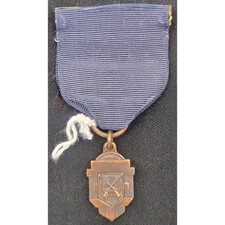 Vintage 1937 CCMA Ladies Rifle Shooting Medal 4th Place Cuyahoga Marksmen picture