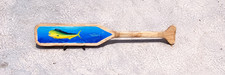 Mahi Fish hand painted handcrafted boat paddle/oar-Nautical Decor-Marine Life picture